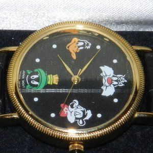 Warner Brothers LOONEY TUNES Watch 1992 / Sylvester /Daffy /Pepe/Marvin